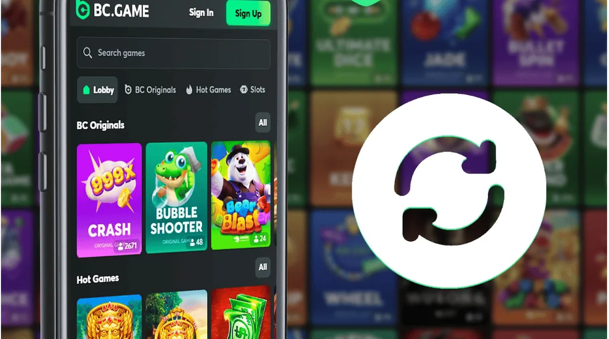 Скриншоты мобильного приложения BC Game